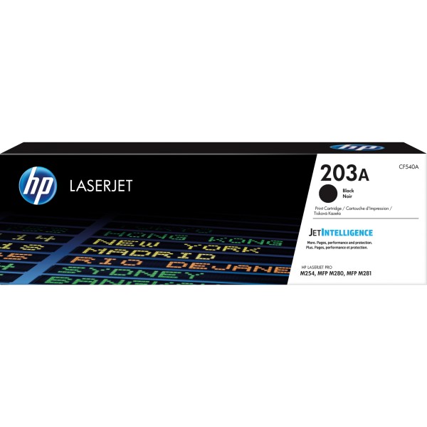 HP Toner CF540A Nr.203A 1.400Seiten schwarz