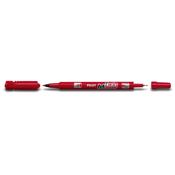 PILOT Marker Twin-Marker BEGREEN SCA-TM-BG-R 4045702 rot