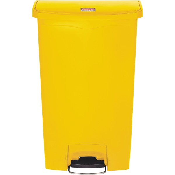 Rubbermaid Tretabfalleimer Slim Jim 1883577 Kunststoff 68l gelb