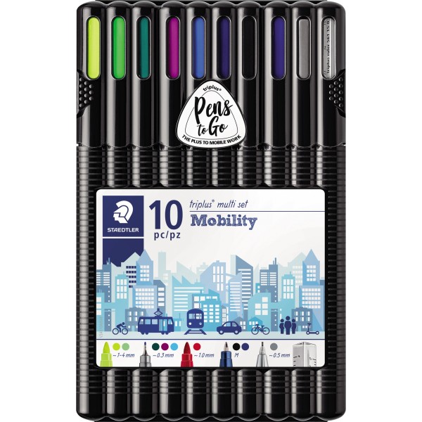 STAEDTLER Schreibset triplus multi Mobility Etui 34 SB10MS