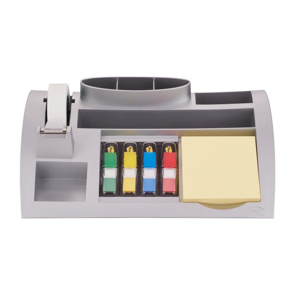 Post-it Tischorganizer C50 25,6x6,8x16,8cm silber metallic