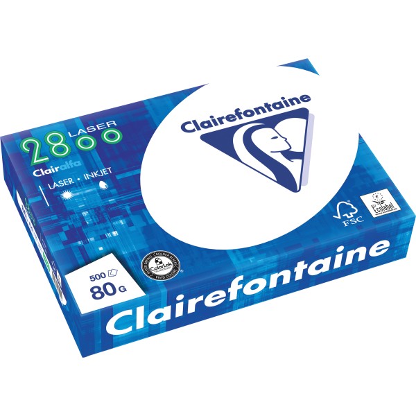 Clairefontaine Kopierpapier 2800C DIN A4 80g 500 Bl./Pack.