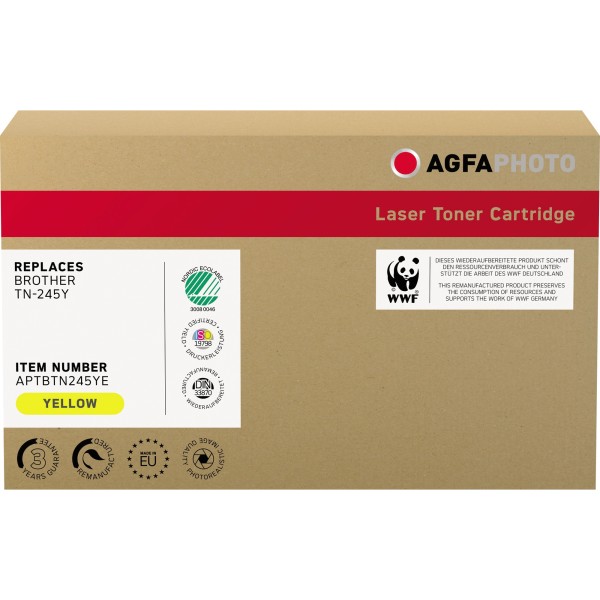 AgfaPhoto Toner APTBTN245YE wie Brother TN-245Y gelb