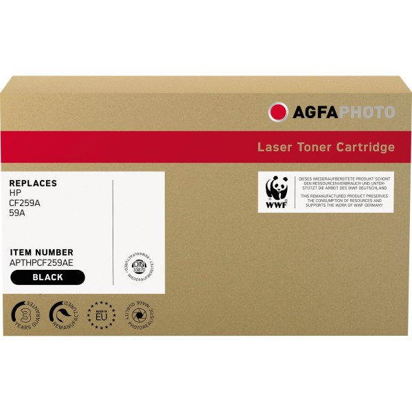 AgfaPhoto Toner APTHPCF259AE wie HP CF259A 59A schwarz