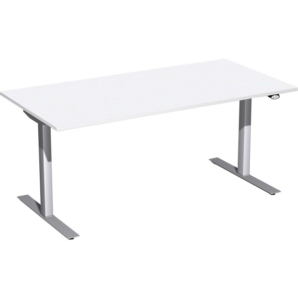 Geramöbel Elektro-Hubtisch S-08F1608-WS 160x80x65-125cm ws/si