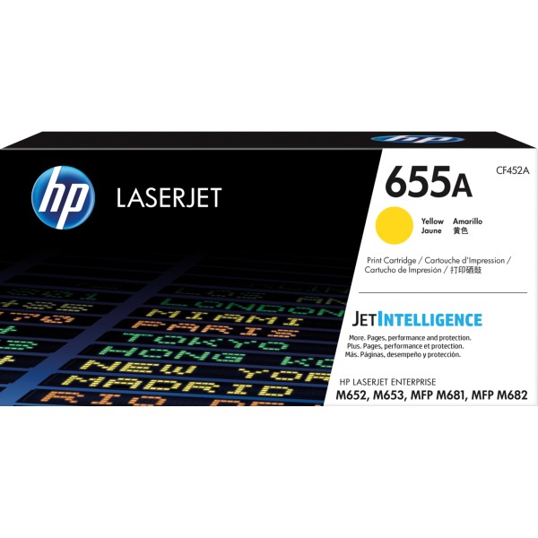 HP Toner CF452A 655A 10.500Seiten gelb