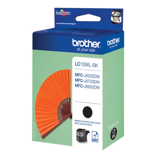 Brother Tintenpatrone LC129XLBK 2.400Seiten schwarz