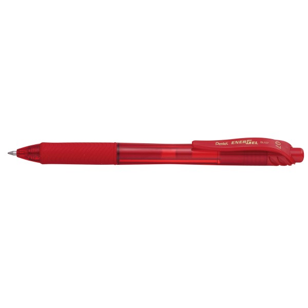 Pentel Gelroller EnerGel X BL107-BX 0,35mm Druckmechanik rot