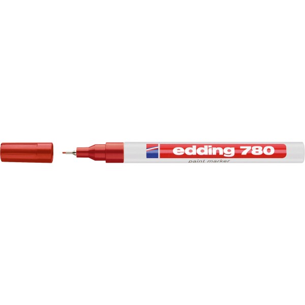 edding Lackmarker 780 4-780002 0,8mm Rundspitze permanent rot