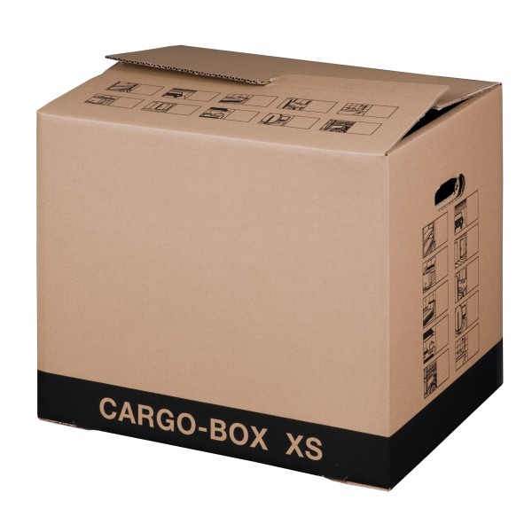 Smartboxpro Umzugskarton Cargo Box XS 222105010 455x345x380mm braun