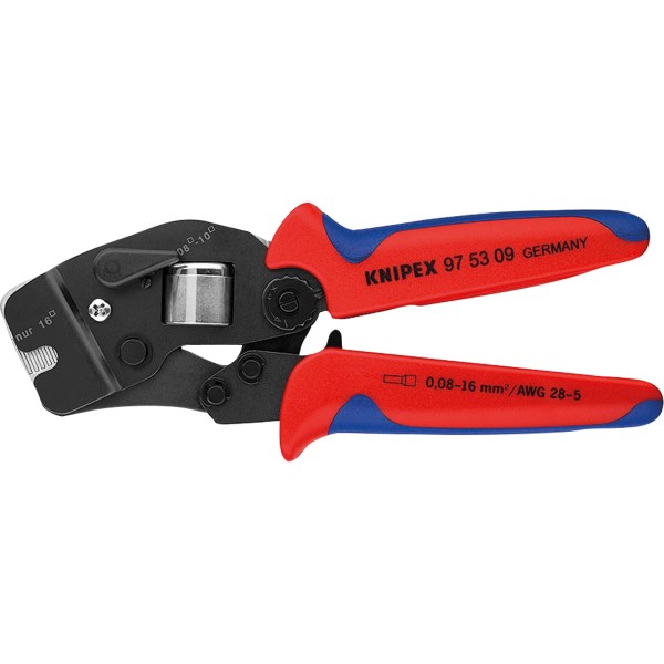 KNIPEX Crimpzange 97 53 09 190mm 0,08-10+16mm brüniert