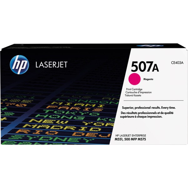 HP Toner CE403A 507A 6.000Seiten magenta