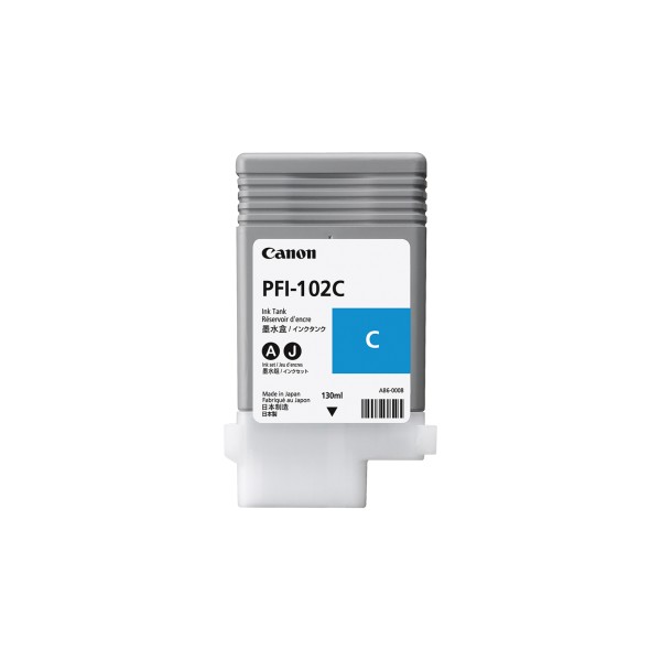 Canon Tintenpatrone 0896B001 PFI102C 130ml cyan