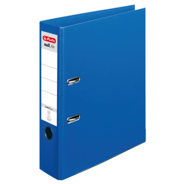 Herlitz Ordner maX.file protect plus 10834331 A4 80mm PP blau