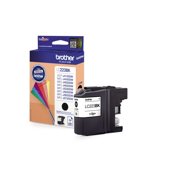 Brother Tintenpatrone LC223BK 550 Seiten schwarz