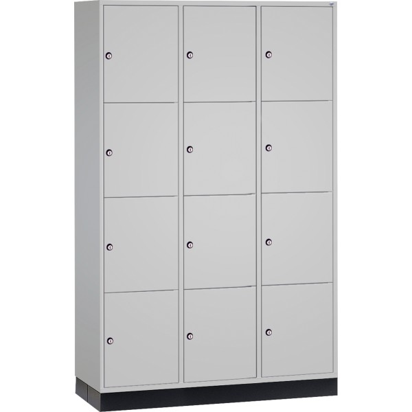 C+P Schließf.schrank 8470302S10011 12Fächer 1950x1220x500mm lgr/lgr