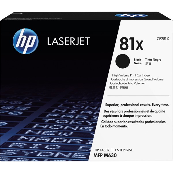 HP Toner CF281X 81X 25.000Seiten schwarz