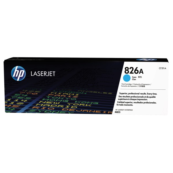 HP Toner CF311A 826A 31.500Seiten cyan