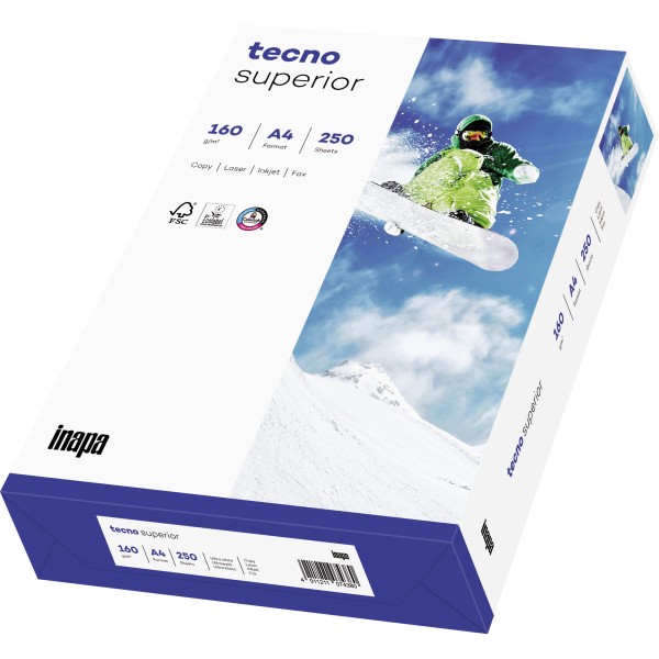 inapa tecno Kopierpapier Superior 2100011535 A4 80g 2.500Bl.