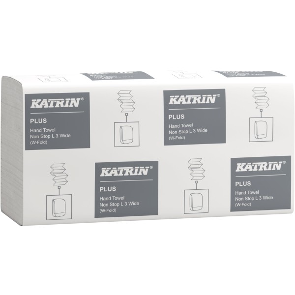 Katrin Papierhandtuch Plus Non Stop L3 wide 61563 3lg. ws 2.250Bl.