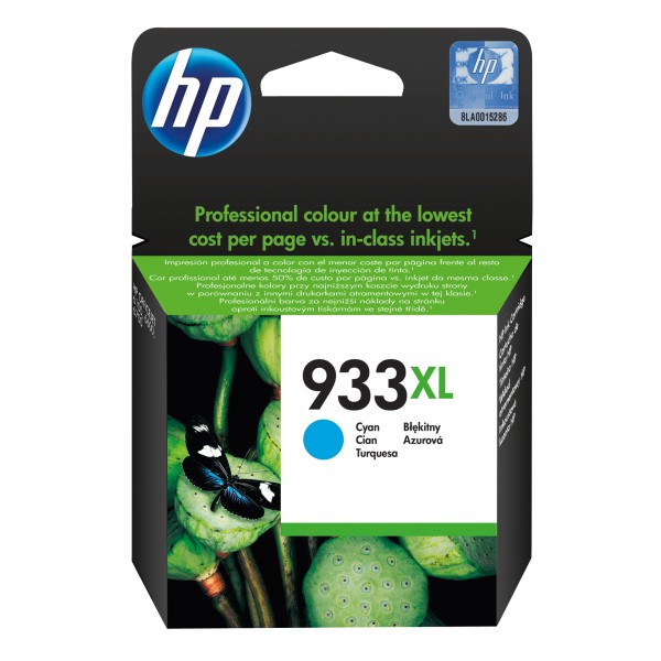 HP Tintenpatrone CN054AE 933XL 825Seiten cyan