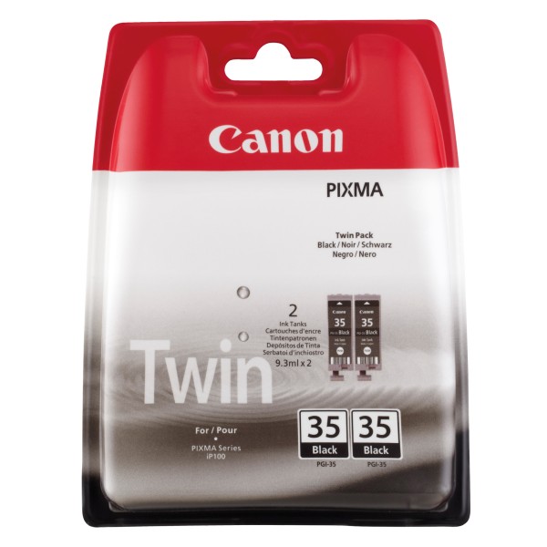 Canon Tintenpatrone 1509B029 PGI35BK schwarz 2St.