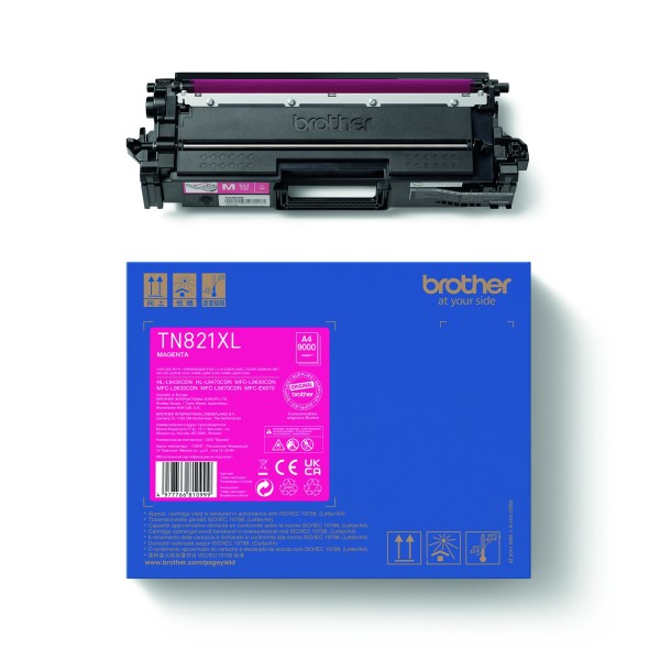 Brother Toner TN821XLM 9.000Seiten magenta