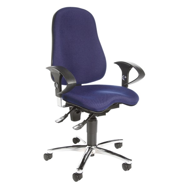 TOPSTAR Bürodrehstul Sitness® 10 SI59UG26 max. 110kg blau