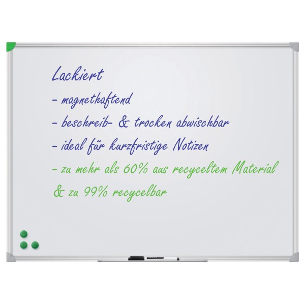 Franken Whiteboard U-Act Line SC918012 80x120cm weiß