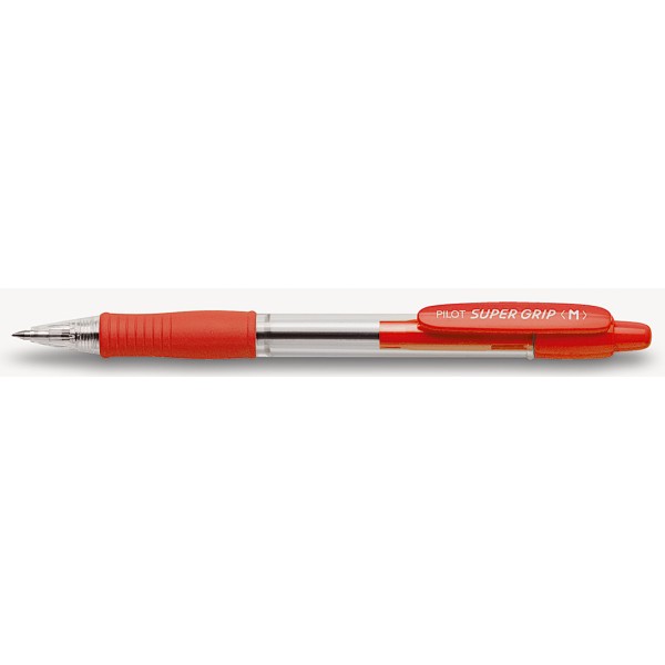 PILOT Kugelschreiber SUPER GRIP M 2030002 0,4mm rot