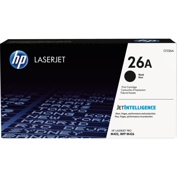 HP Toner CF226A 26A 3.100Seiten schwarz