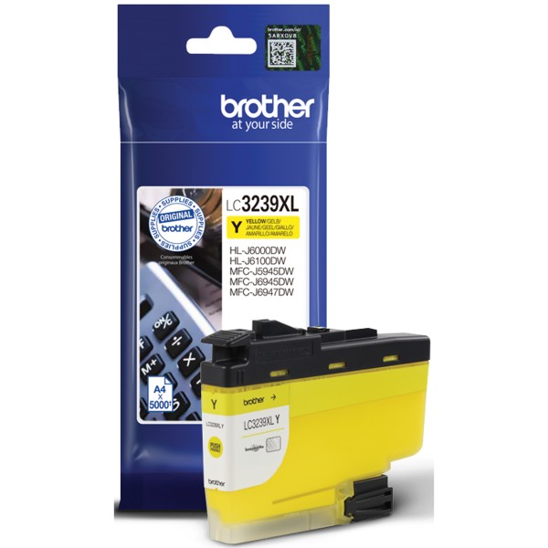 Brother Tintenpatrone LC3239XLY 5.000Seiten gelb