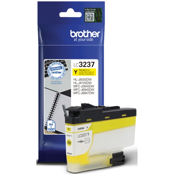 Brother Tintenpatrone LC3237Y 1.500Seiten gelb