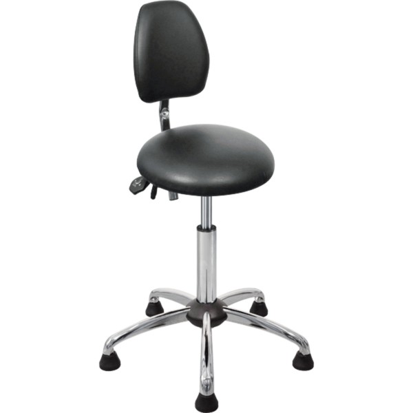 Meychair Hocker 09130 A1R-MED-TG-KL Gleiter Rücken sw